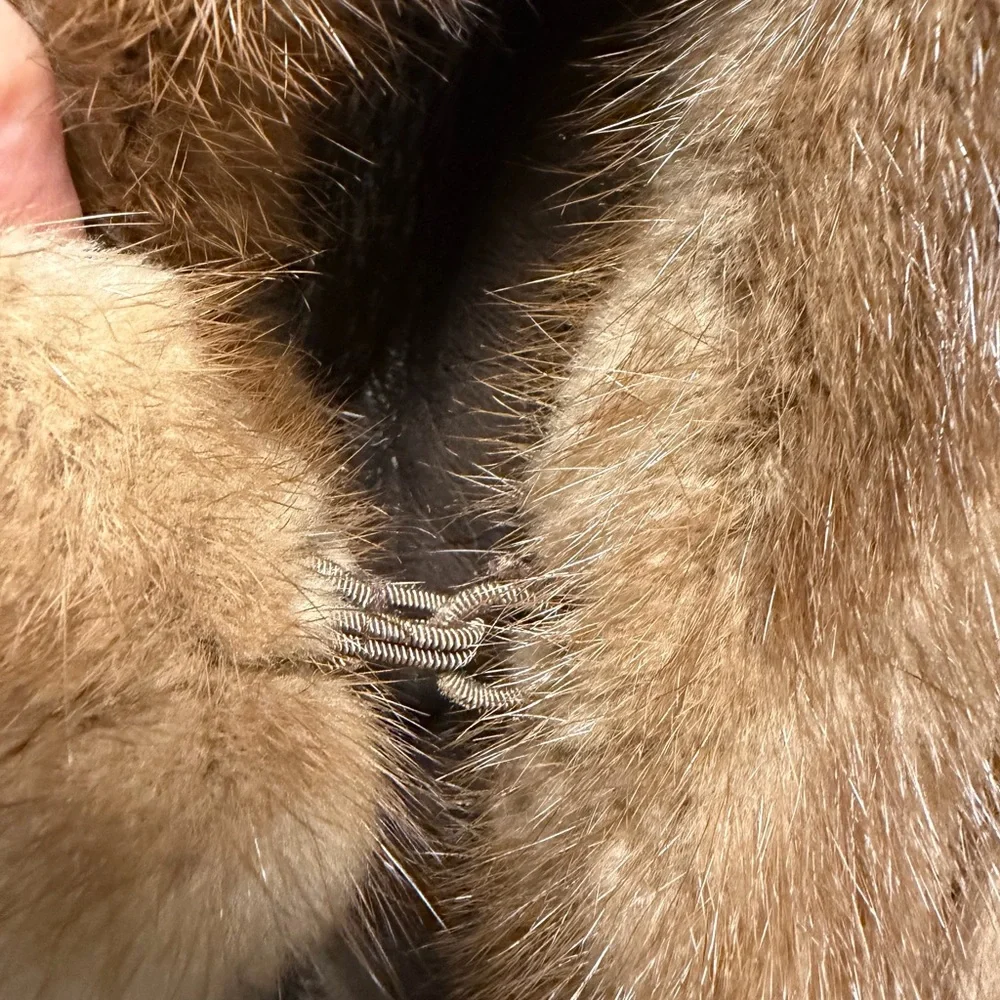 🤎 Vintage 60s/70s Mink & Leather Coat | Fields of Monroe | Luxe Heritage Fur 🤎 - Picture 11 of 14